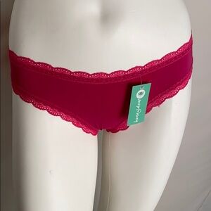 Honeydew hot pink nylon panty M